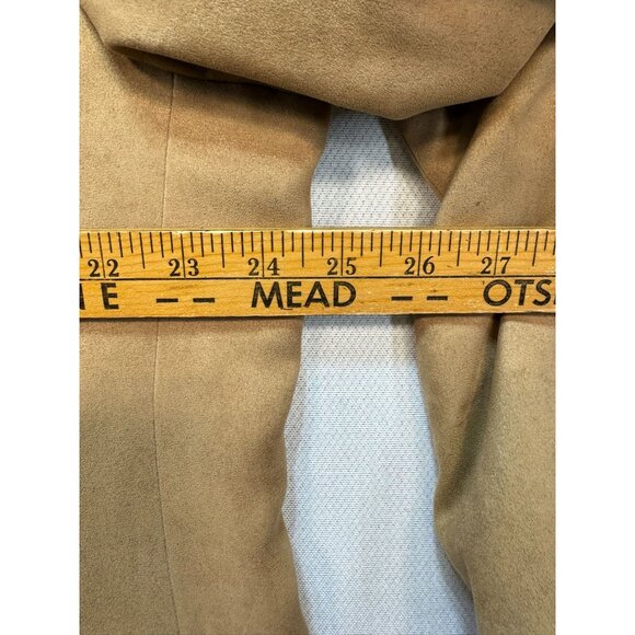 Chaps Mens Blazer 46R Camel Two-Button Single Breasted - Picture 6 of 10